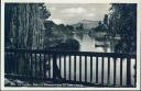 Jena - Im Paradies - Blick von der Schwanenbrücke - Foto-AK