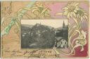 Postkarte - Greiz - Edelweiss - Prägedruck