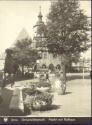 Jena - Markt mit Rathaus - Foto-AK Grossformat