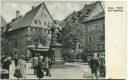 Jena - Markt mit Hanfried - Foto-AK