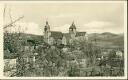 Ansichtskarte - 08340 Schwarzenberg - Blick auf St. Georgen-Kirche und Schloss