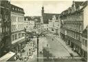 Zwickau - Hauptmarkt mit Rathaus und Stadttheater - Foto-AK Grossformat