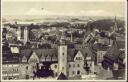 Freiberg - Blick vom Petriturm auf Rathaus und Freiberg - Foto-AK