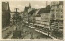 Chemnitz - Markt - Strassenbahn - Foto-AK