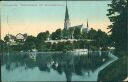 Postkarte - Chemnitz - Schlossteich mit Schlosskirche