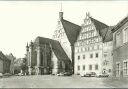 Foto-AK - Freiberg - Dom und Bergbaumuseum am Untermarkt