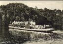 Ansichtskarte - Talsperre Kriebstein - Boot Kriebstein