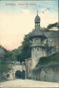 Postkarte - Rochsburg - Eingang zum Schloss