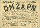 QSL - Funkkarte - DM 2 APN