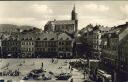 AK - Annaberg-Buchholz - Markt mit Pöhlberg und Annenkirche