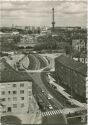 Stadt-Autobahn - Halenseestrasse und Funkturm - Foto-AK Grossformat