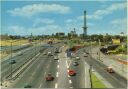 Berlin - Stadtautobahn mit Funkturm - Ansichtskarte Grossformat