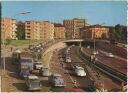 Postkarte - Berlin - Schnellstrasse - Verkehr