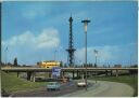 Postkarte - Berlin - Schnellstraßen mit Funkturm