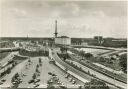 Berlin - Stadtautobahn - Omnibusbahnhof und Messehallen mit Funkturm - Foto-AK