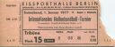 Eissporthalle - Internationales Hallenhandball-Turnier 1.1.1977 - Eintrittskarte