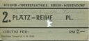 Eckener Oberrealschule Berlin Mariendorf 1945 - Eintrittskarte