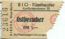 BIO Filmtheater - Kurfürstendamm 25 - Eintrittskarte