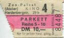 Zoo Palast Atelier Kino 4 Berlin - Kinokarte