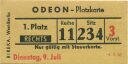 Odeon Berlin - Kinokarte