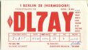 QSL - QTH - Funkkarte - DL7AY - Berlin-Hermsdorf