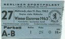 Berlin - Sportpalast - Eintrittskarte