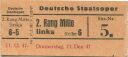 Berlin - Deutsche Staatsoper - Eintrittskarte 1947