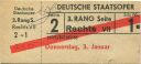 Berlin - Deutsche Staatsoper - Eintrittskarte