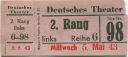 Berlin - Deutsches Theater - Eintrittskarte
