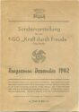 Berlin - Scala Lutherstrasse 22-24 - Programm Dezember 1942