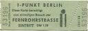 Berlin - I-Punkt Berlin Europa-Center - Fernrohrstrasse - Eintrittskarte