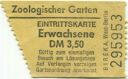 Berlin - Zoologischer Garten - Eintrittskarte