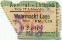 Admiral Lichtspiele - Berlin Friedrichstrasse 101 - Eintrittskarte