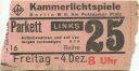 Kammerlichtspiele - Berlin am Potsdamer Platz - Eintrittskarte