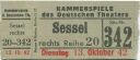 Kammerspiele des Deutschen Theaters - Eintrittskarte