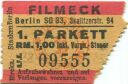 Filmeck - Berlin Skalitzerstrasse 94 - Kinokarte