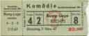 Berlin - Komödie - Kurfürstendamm 206 - Eintrittskarte
