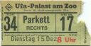 Berlin - Ufa Palast am Zoo - Hardenbergstrasse 29a - Eintrittskarte 1942