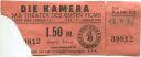 Berlin - Die Kamera - Das Theater des guten Films - Unter den Linden 14 - Eintrittskarte 1936