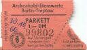 Berlin - Archenhold-Sternwarte Treptow - Eintrittskarte