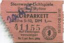 Berlin Treptow - Sternwarte-Lichtspiele - Eintrittskarte