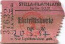 Berlin SO36 - Stella Filmtheater - Eintrittskarte