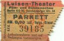 Berlin - Luisen-Theater Reichenberger Str. 34 - Eintrittskarte
