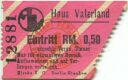 Berlin - Haus Vaterland - Eintrittskarte RM. 0,50