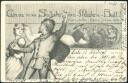 Postkarte - Berlin - Savoy Hotel - Gruss vom Subskriptions Maskenball 1903 - signiert J. Rudolphi 02