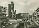 Berlin - Gedächtniskirche mit Zentrum am Zoo - Budapester-Strasse - Foto-AK Grossformat 60er Jahre