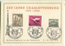 Postkarte - Berlin-Charlottenburg - 250 Jahre