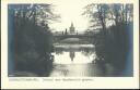 Berlin-Charlottenburg - Schloss vom Karpfenteich gesehen - Foto-AK 40er Jahre