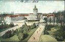 Ansichtskarte - Berlin-Charlottenburg - Schloss mit Luisenplatz