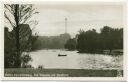 Berlin - Der Lietzensee mit Funkturm - Foto-AK